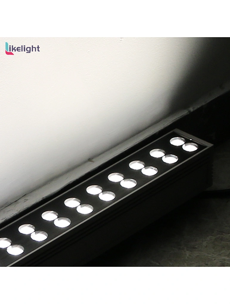 White light output test of LED wall washer